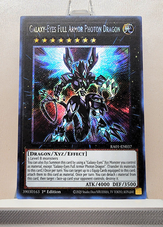 Yugioh! 1x Galaxy-Eyes Full Armor Photon Dragon (RA01 - Platinum Secret Rare) 1st Edition