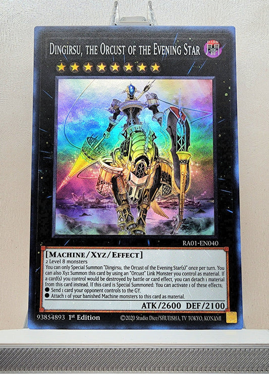 Yugioh! 1x Dingirsu, the Orcust of the Evening Star (RA01 - Super Rare) 1st Edition