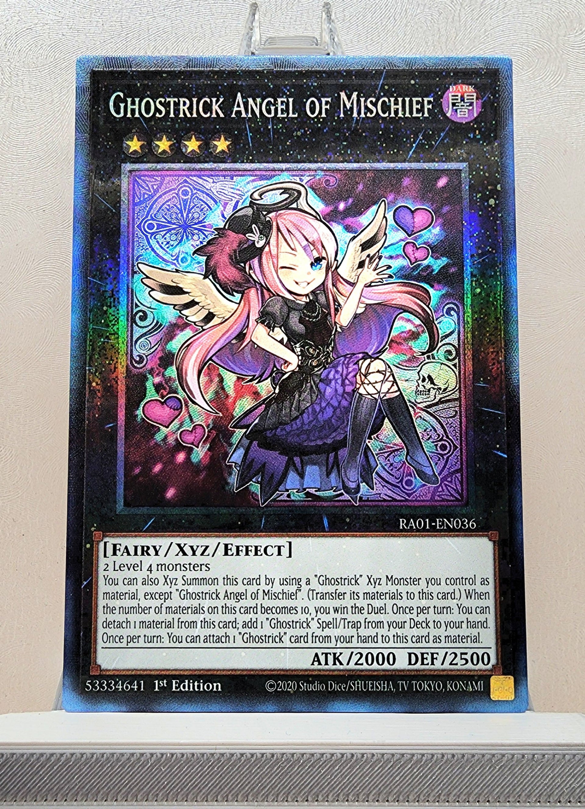 Yugioh! 1x Ghostrick Angel of Mischief (RA01
