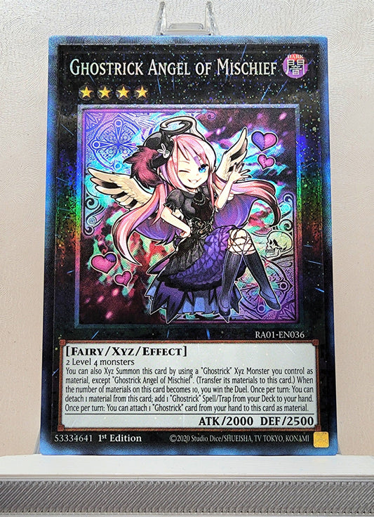 Yugioh! 1x Ghostrick Angel of Mischief (RA01 - Prismatic Collectors Rare) 1st Edition