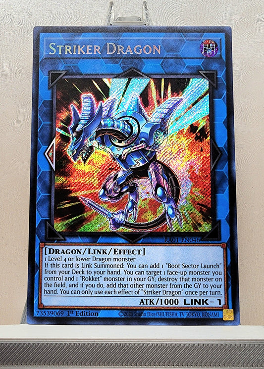 Yugioh! 1x Striker Dragon (RA01 - Secret Rare) 1st Edition