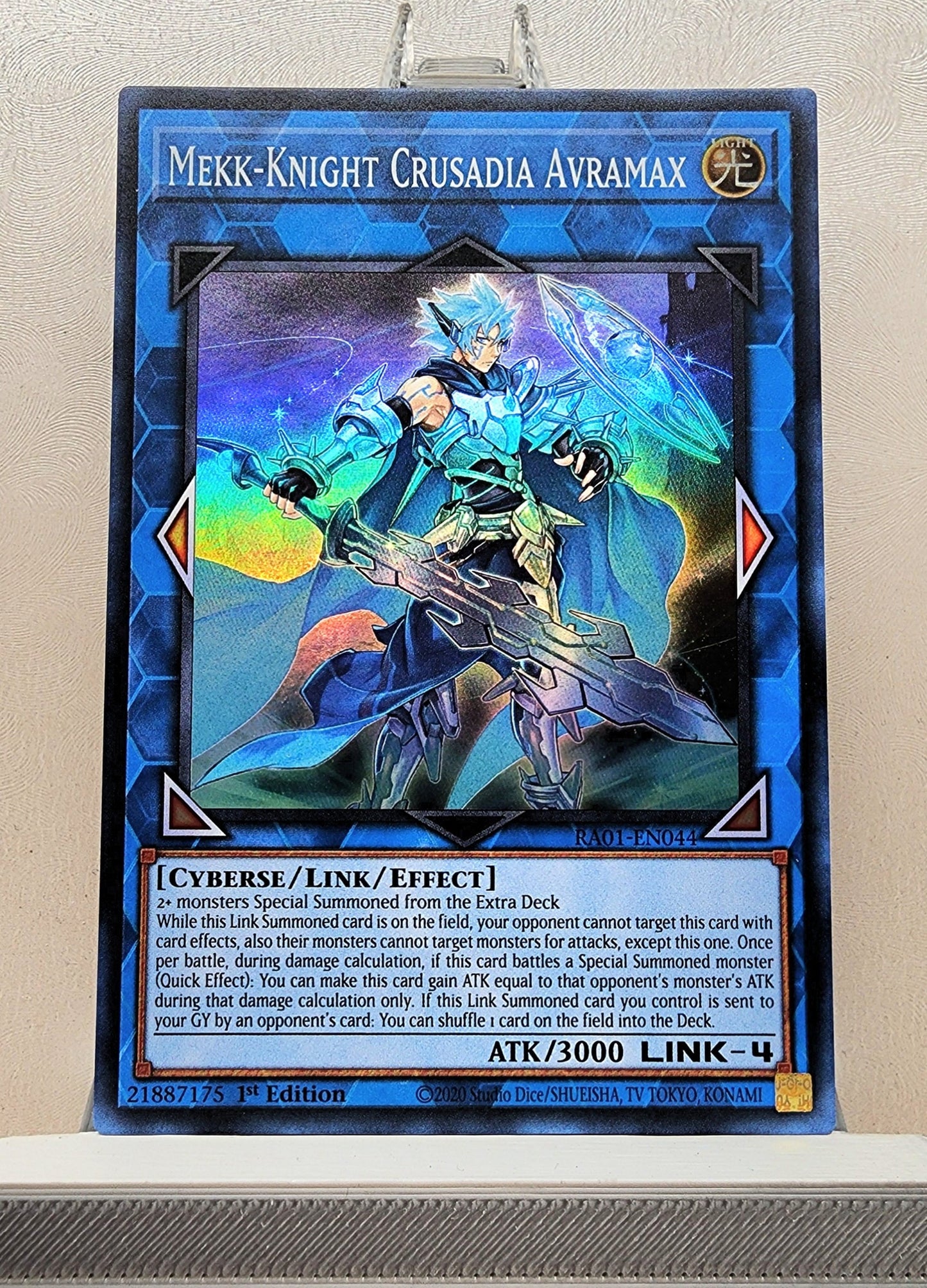 Yugioh! 1x Mekk-Knight Crusadia Avramax (RA01/MAZE - Super Rare) 1st Edition