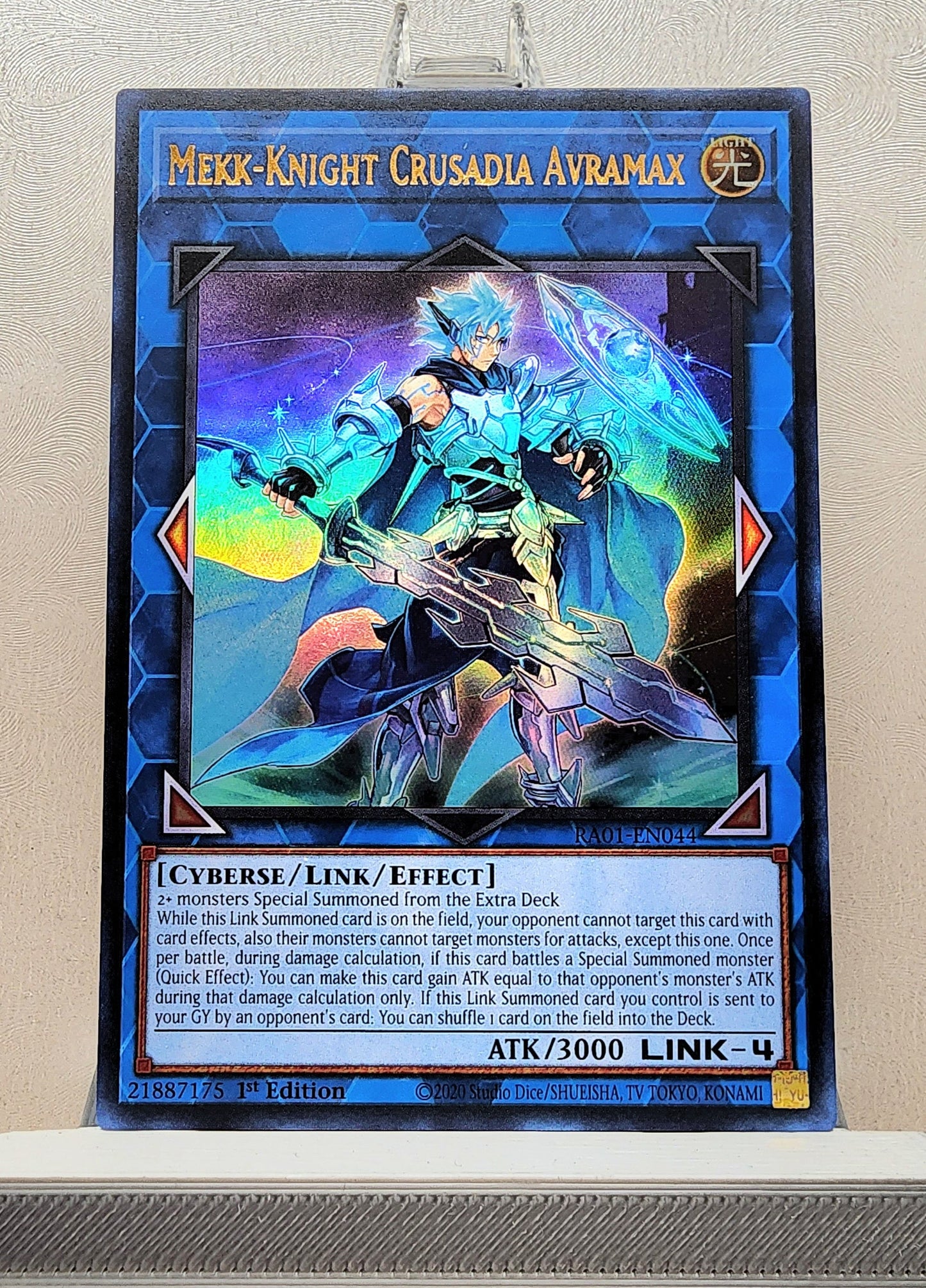 Yugioh! 1x Mekk-Knight Crusadia Avramax (RA01 - Ultra Rare) 1st Edition