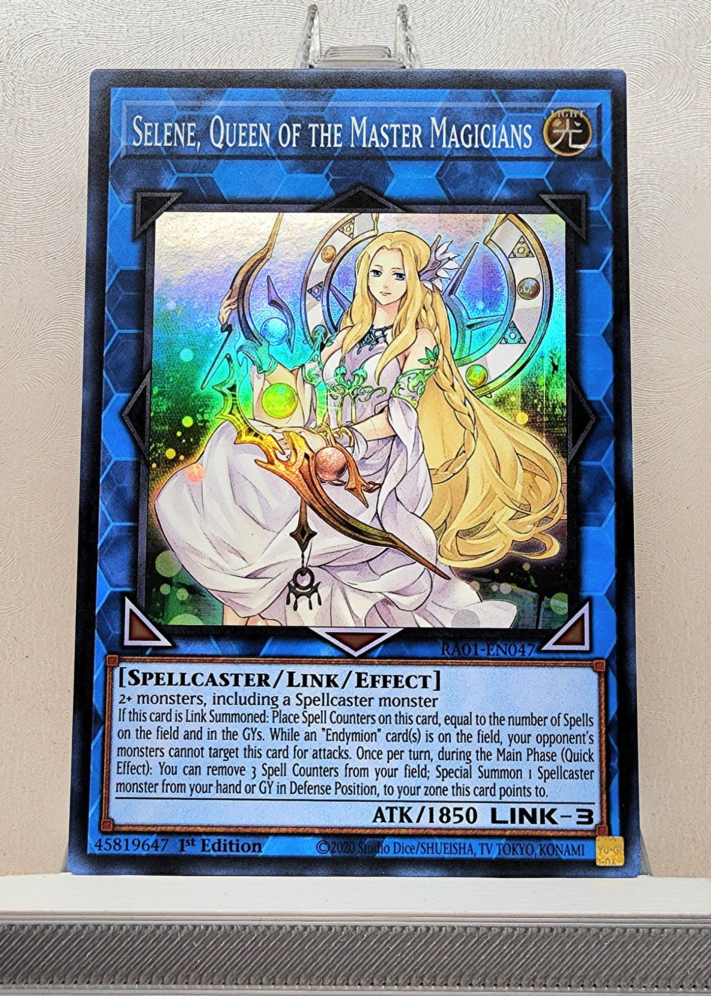 Yugioh! 1x Selene, Queen of the Master Magicians (RA01 - Super Rare) 1st Edition