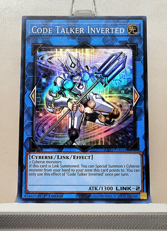 Yugioh! 1x Code Talker Inverted (RA01 - Super Rare) 1st Edition