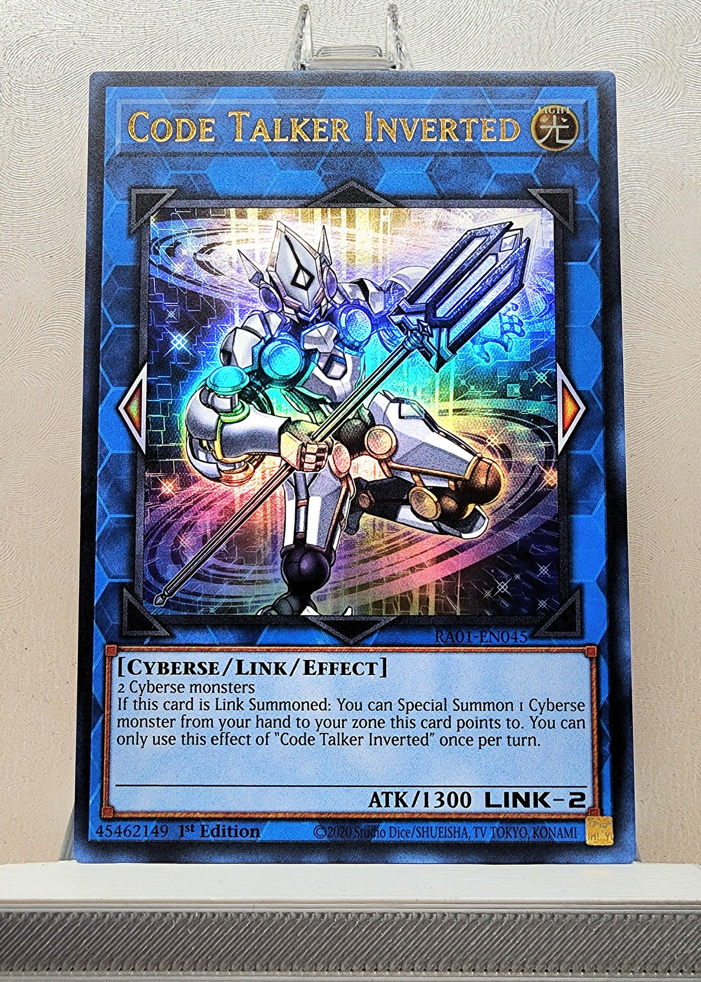 Yugioh! 1x Code Talker Inverted (RA01 - Ultra Rare) 1st Edition