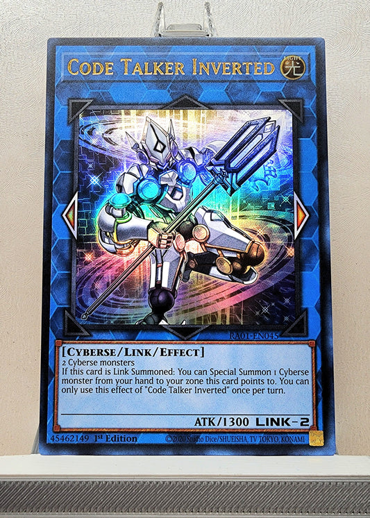 Yugioh! 1x Code Talker Inverted (RA01 - Ultra Rare) 1st Edition