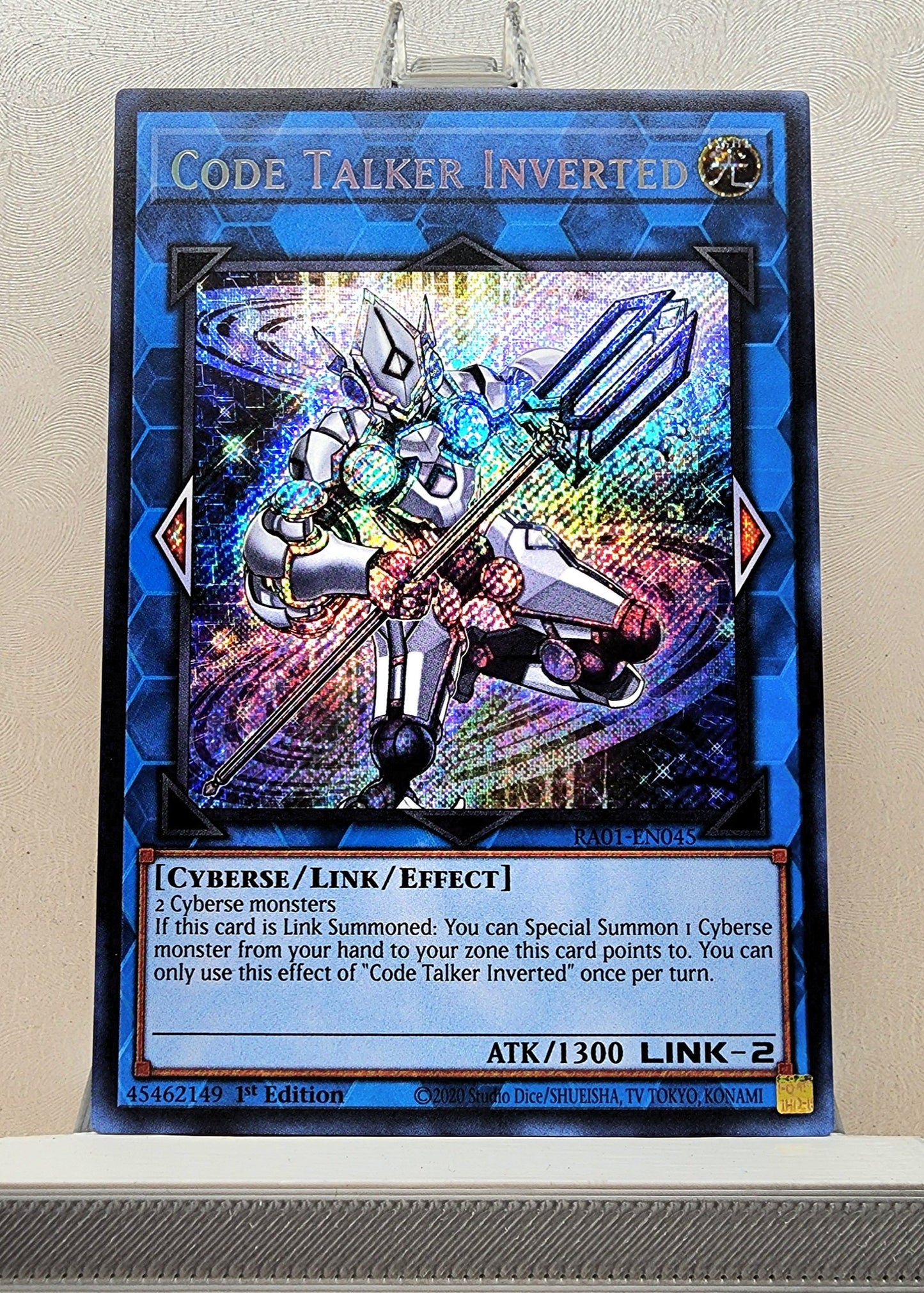 Yugioh! 1x Code Talker Inverted (RA01 - Secret Rare) 1st Edition