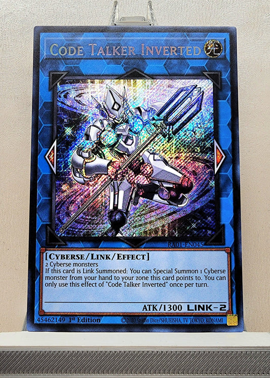 Yugioh! 1x Code Talker Inverted (RA01 - Secret Rare) 1st Edition