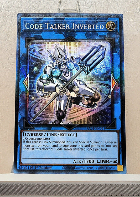 Yugioh! 1x Code Talker Inverted (RA01 - Prismatic Collectors Rare) 1st Edition