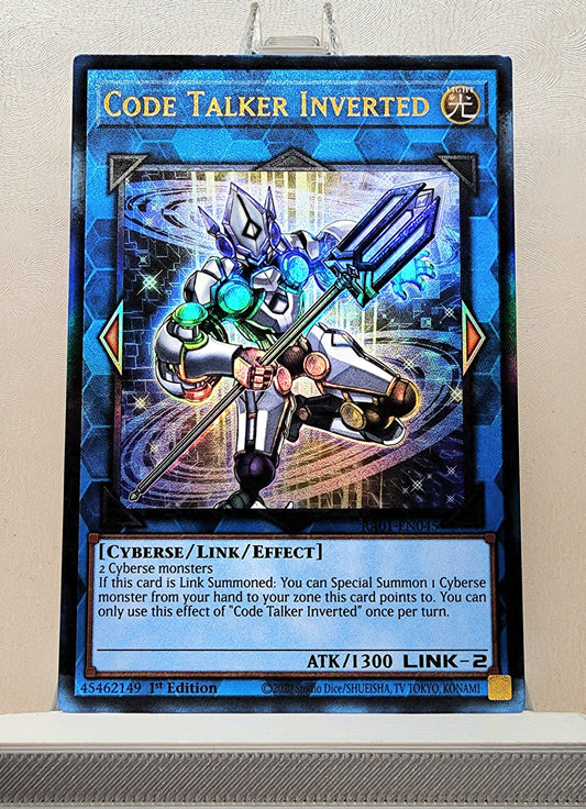 Yugioh! 1x Code Talker Inverted (RA01 - Prismatic Ultimate Rare) 1st Edition