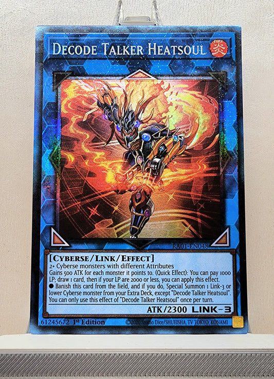 Yugioh! 1x Decode Talker Heatsoul (RA01 - Prismatic Collectors Rare) 1st Edition