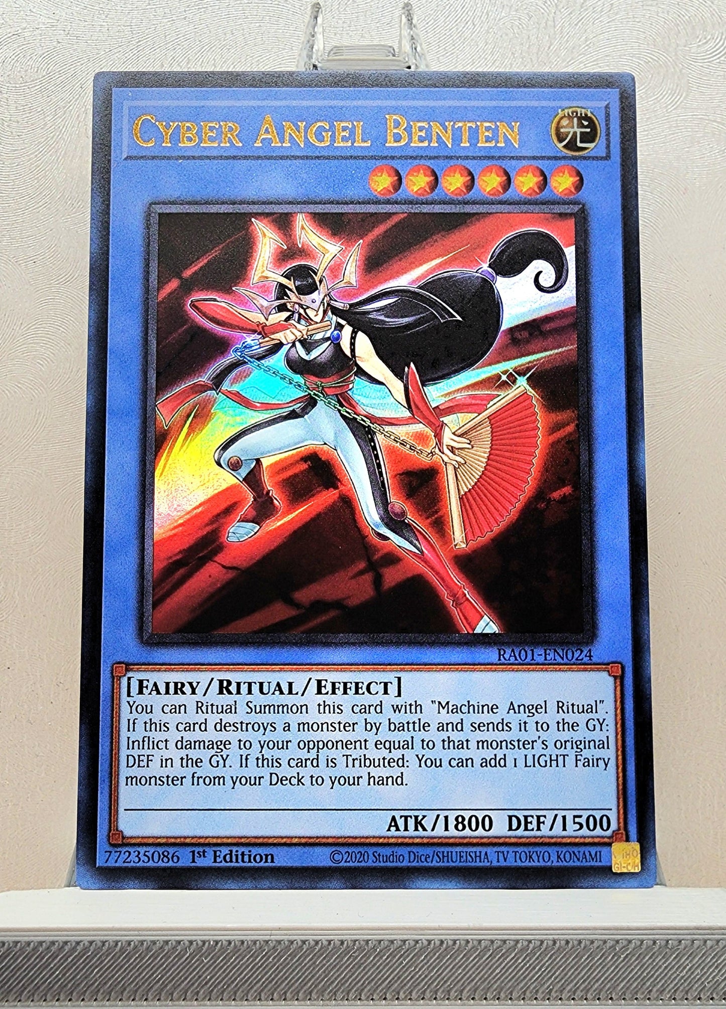 Yugioh! 1x Cyber Angel Benten (RA01 - Ultra Rare) 1st Edition