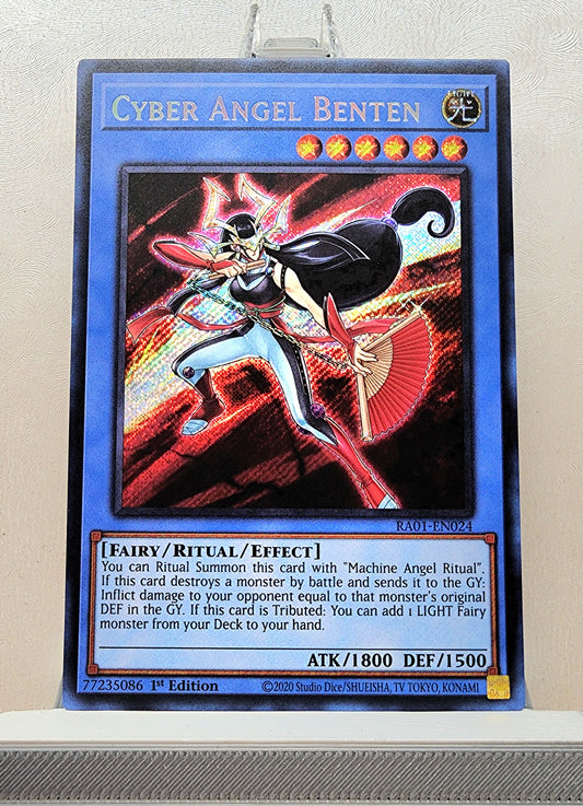 Yugioh! 1x Cyber Angel Benten (RA01 - Secret Rare) 1st Edition