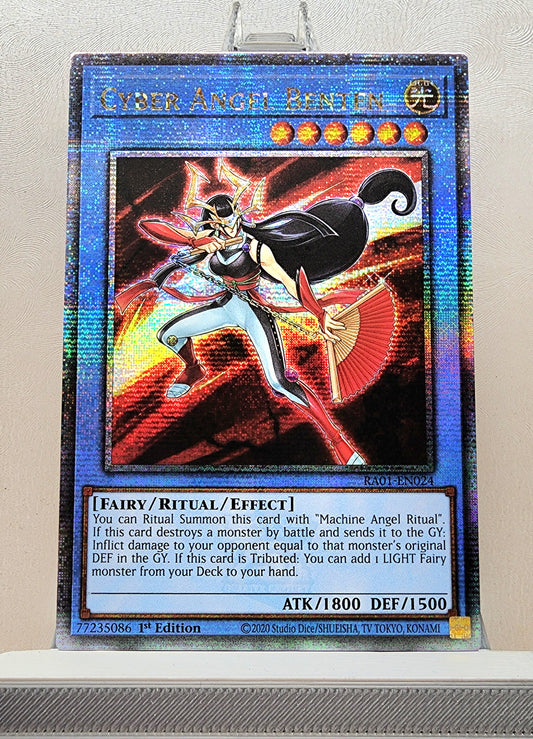 Yugioh! 1x Cyber Angel Benten (RA01 - Quarter Century Secret Rare) 1st Edition