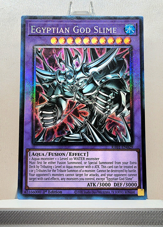 Yugioh! 1x Egyptian God Slime (RA01 - Prismatic Collectors Rare) 1st Edition