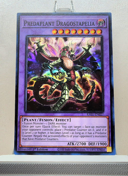 Yugioh! 1x Predaplant Dragostapelia (RA01 - Super Rare) 1st Edition