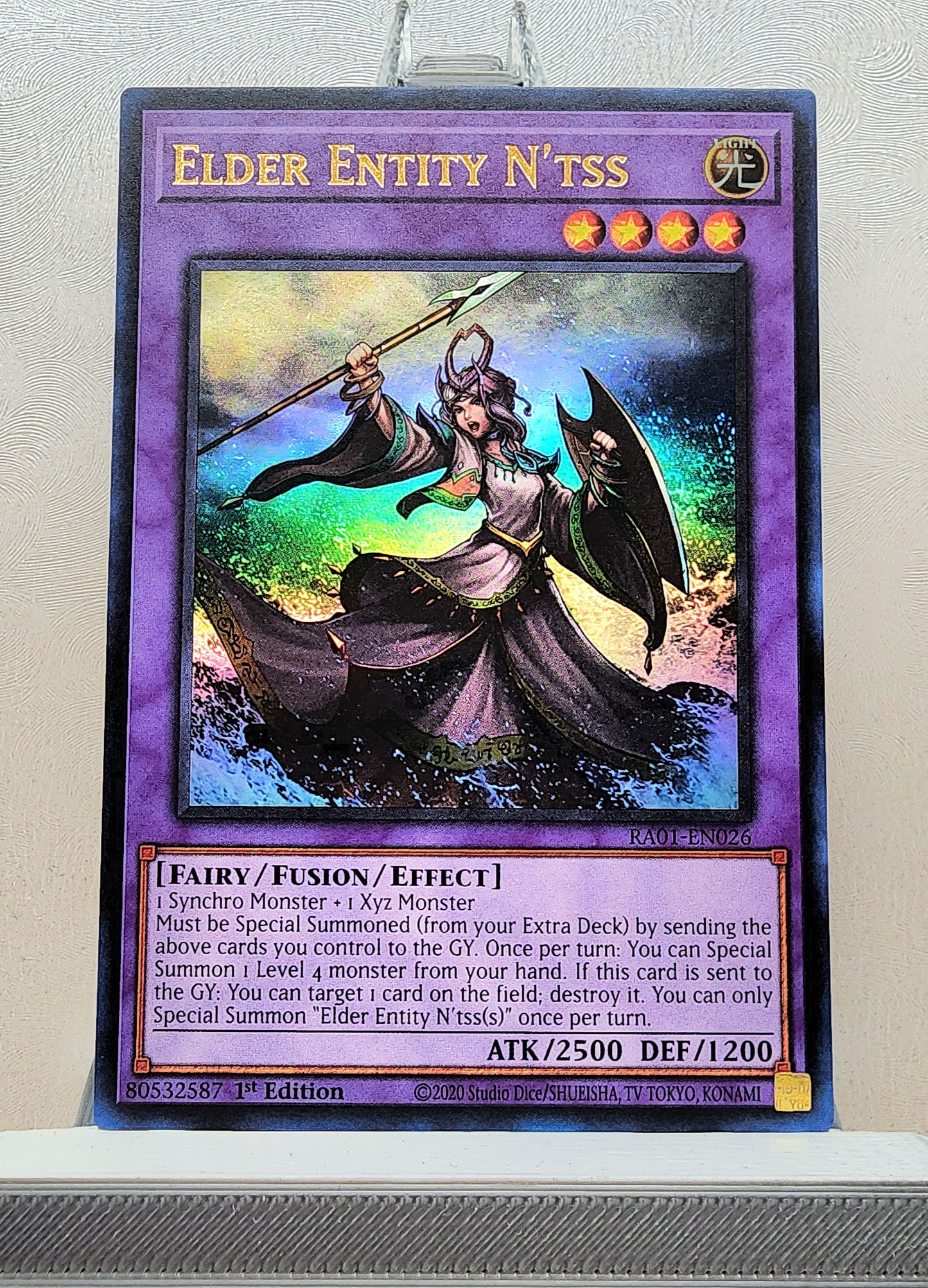 Yugioh! 1x Elder Entity N'tss (RA01 - Ultra Rare) 1st Edition