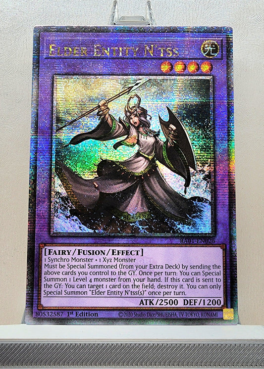 Yugioh! 1x Elder Entity N'tss (RA01 - Quarter Century Secret Rare) 1st Edition