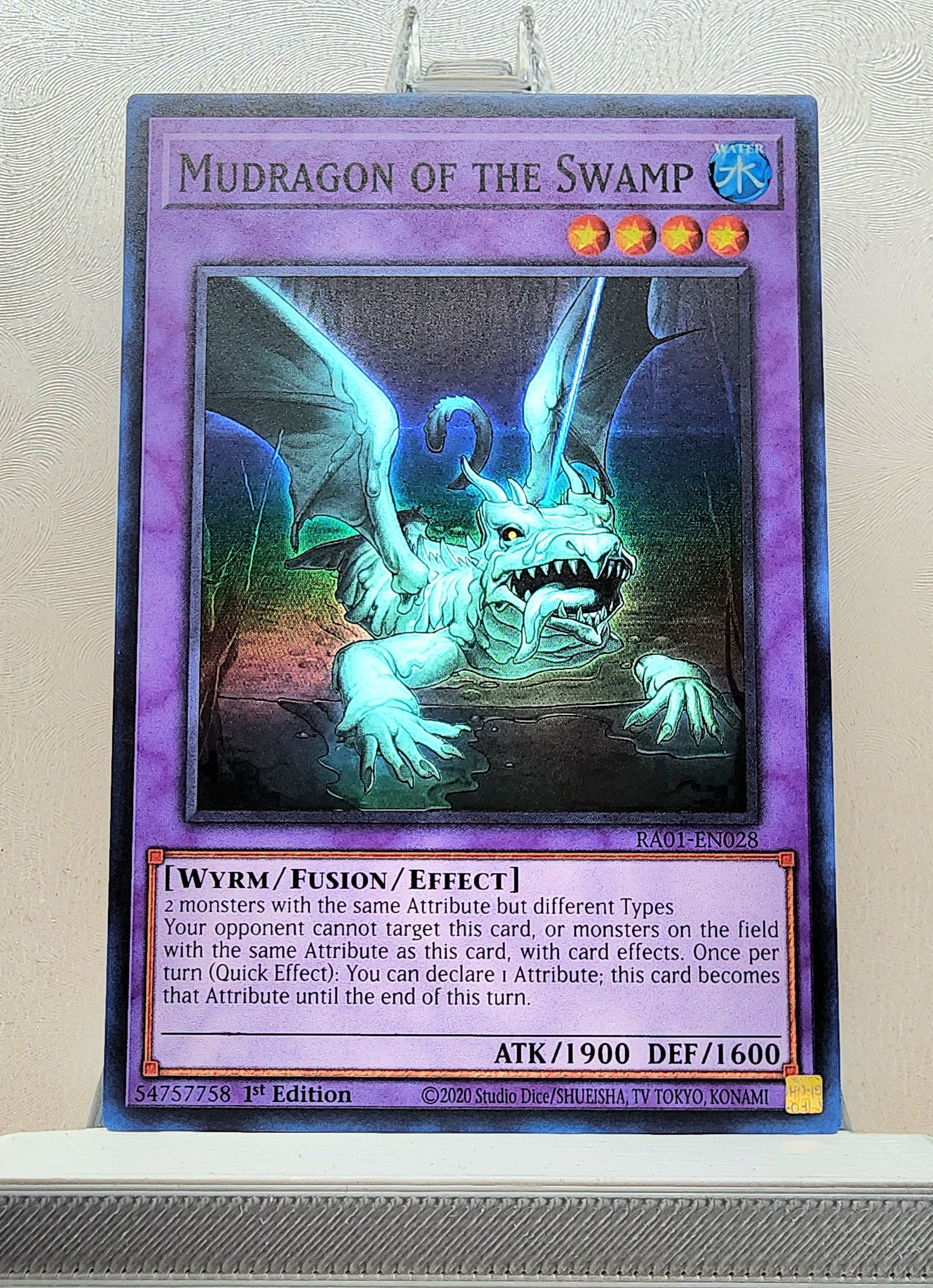 Yugioh! 1x Mudragon of the Swamp (RA01 - Super Rare) 1st Edition