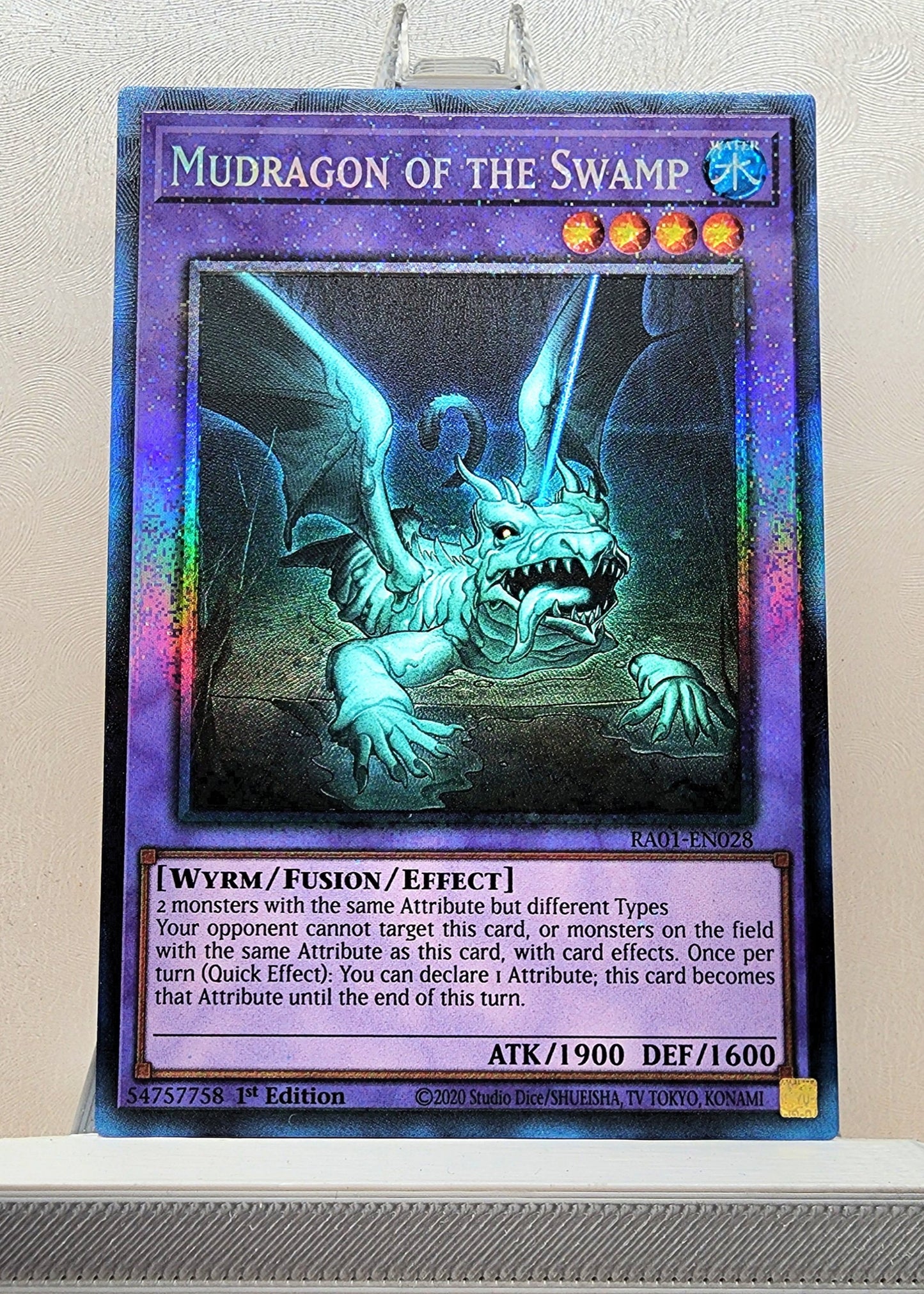 Yugioh! 1x Mudragon of the Swamp (RA01 - Prismatic Collectors Rare) 1st Edition