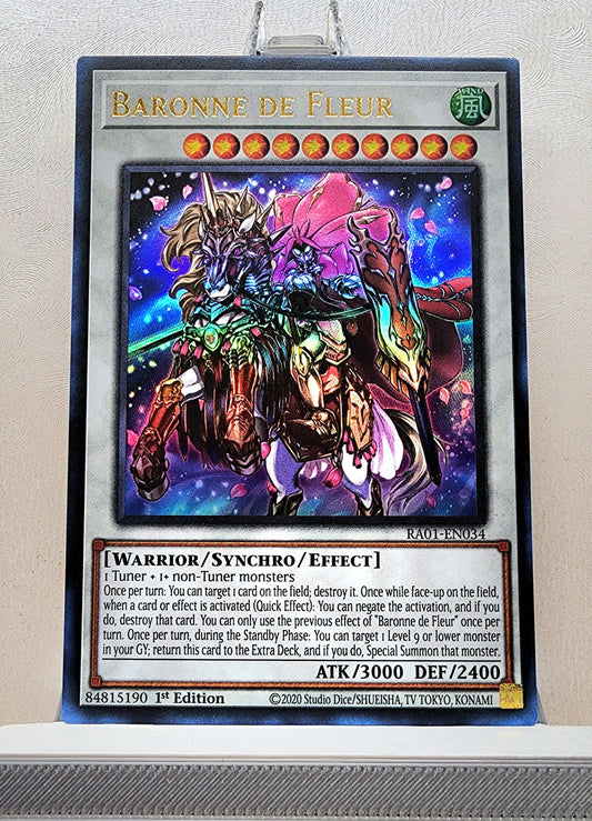 Yugioh! 1x Baronne De Fleur (RA01 - Ultra Rare) 1st Edition