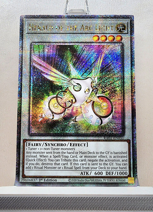 Yugioh! 1x Herald of the Arc Light (RA01 - Quarter Century Secret Rare) 1st Edition