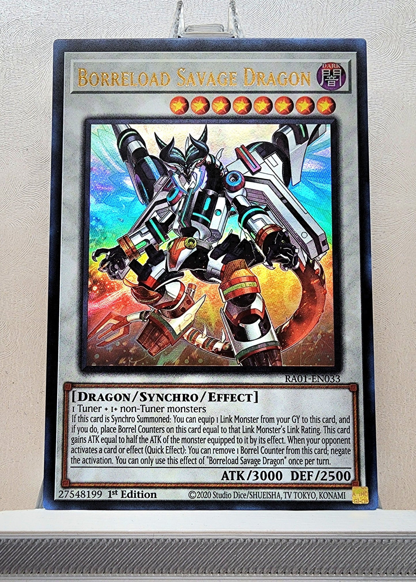 Yugioh! 1x Borreload Savage Dragon (RA01 - Ultra Rare) 1st Edition