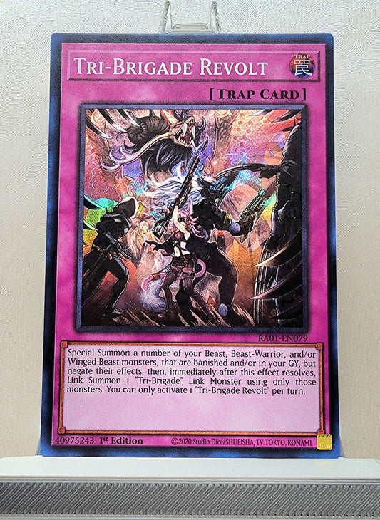 Yugioh! 1x Tri-Brigade Revolt (RA01 - Super Rare) 1st Edition