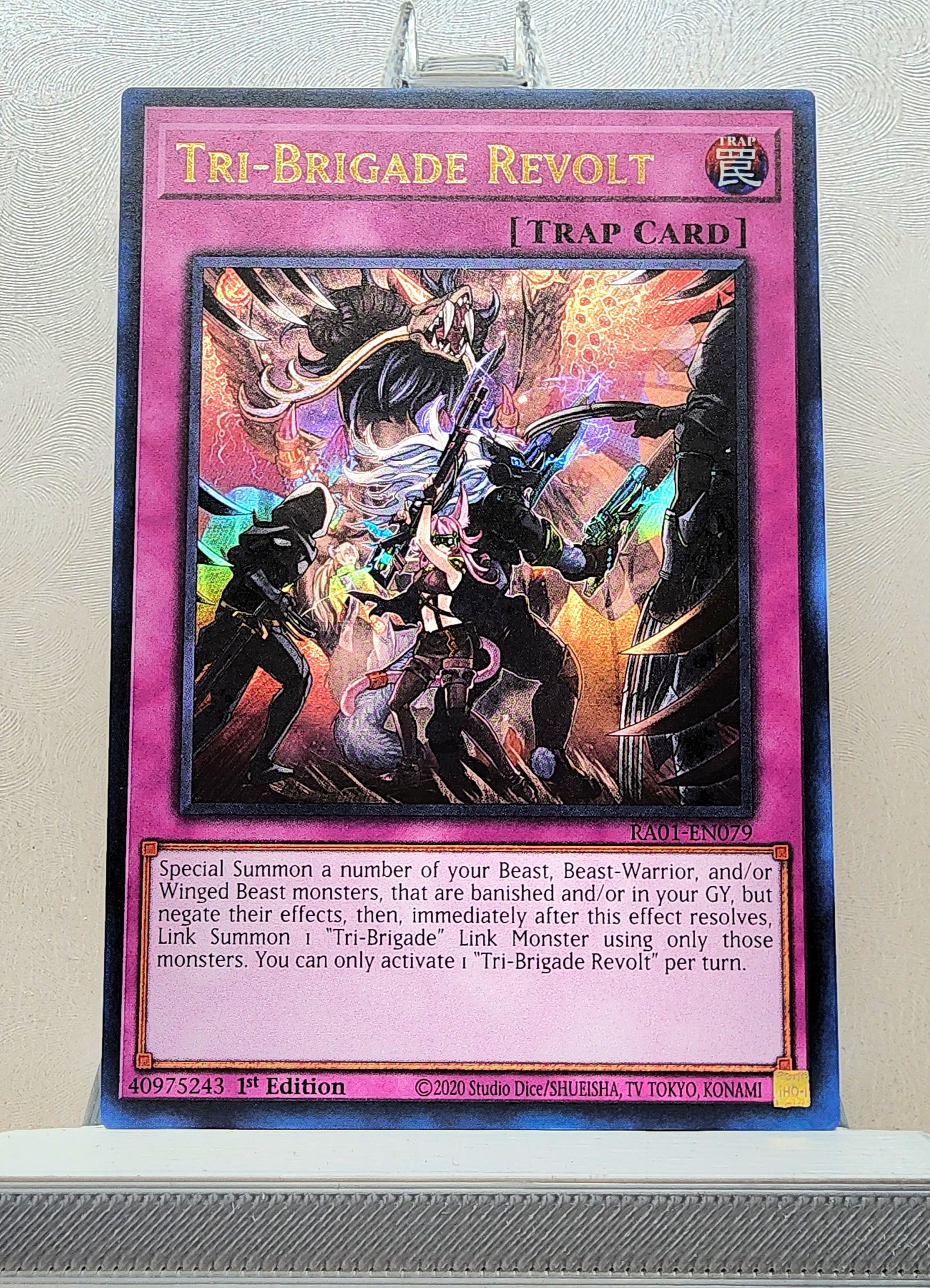 Yugioh! 1x Tri-Brigade Revolt (RA01 - Ultra Rare) 1st Edition