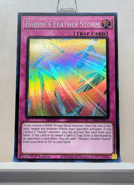 Yugioh! 1x Harpie's Feather Storm (RA01 - Super Rare) 1st Edition