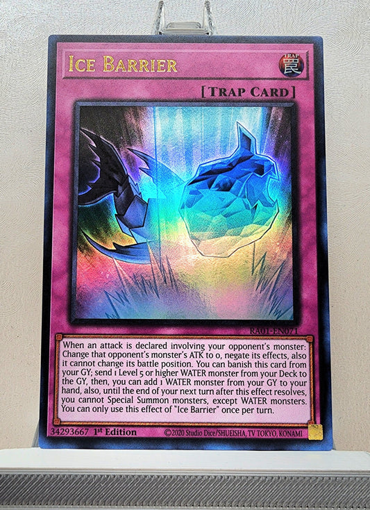 Yugioh! 1x Ice Barrier (BROL/RA01 - Ultra Rare) 1st Edition