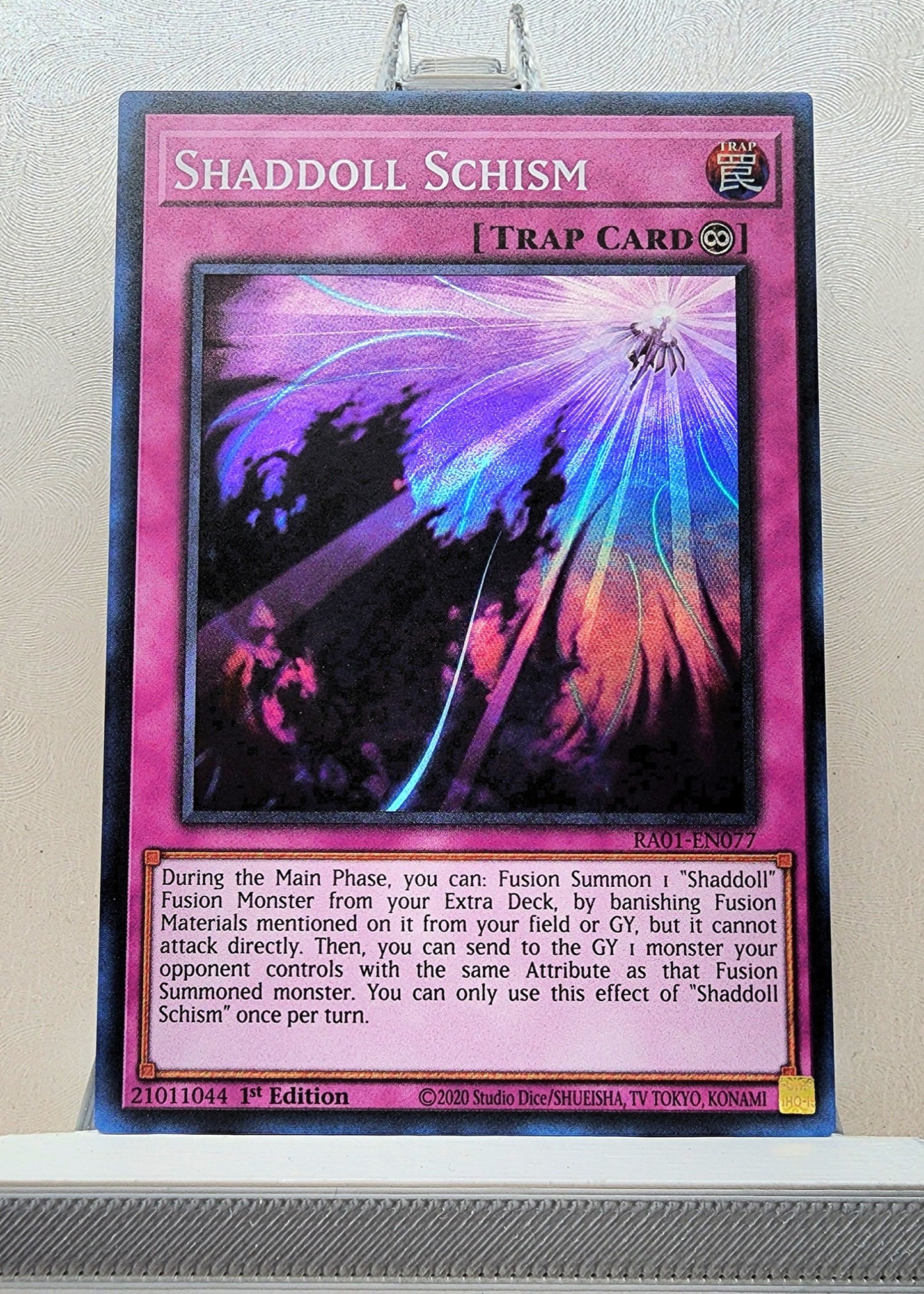 Yugioh! 1x Shaddoll Schism (RA01 - Super Rare) 1st Edition