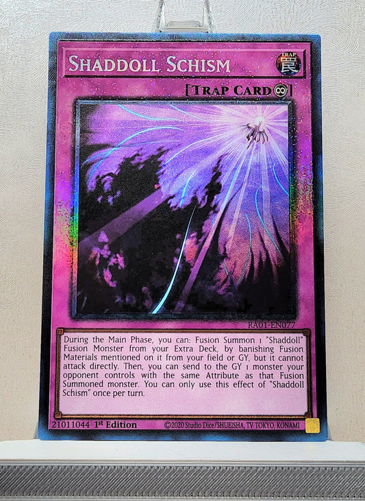 Yugioh! 1x Shaddoll Schism (RA01 - Prismatic Collectors Rare) 1st Edition