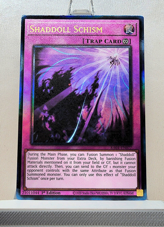 Yugioh! 1x Shaddoll Schism (RA01 - Prismatic Ultimate Rare) 1st Edition