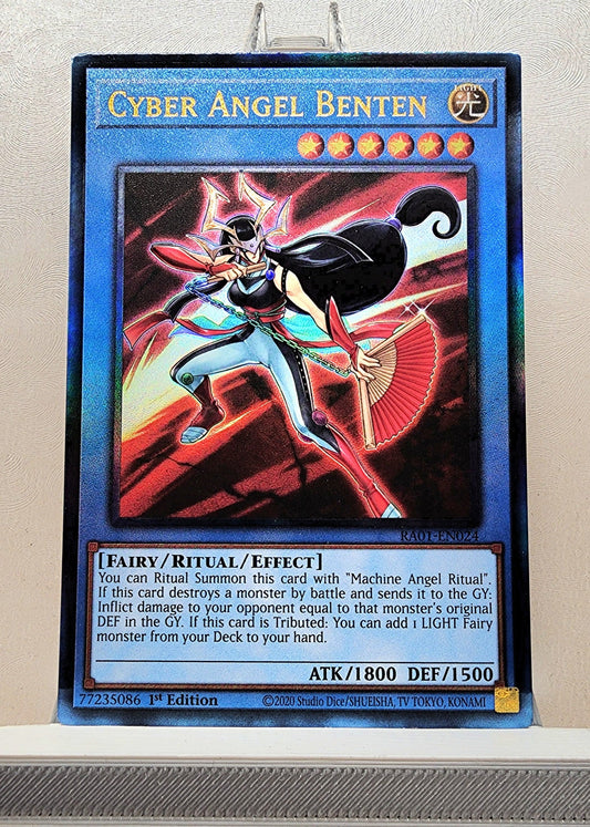 Yugioh! 1x Cyber Angel Benten (RA01 - Prismatic Ultimate Rare) 1st Edition