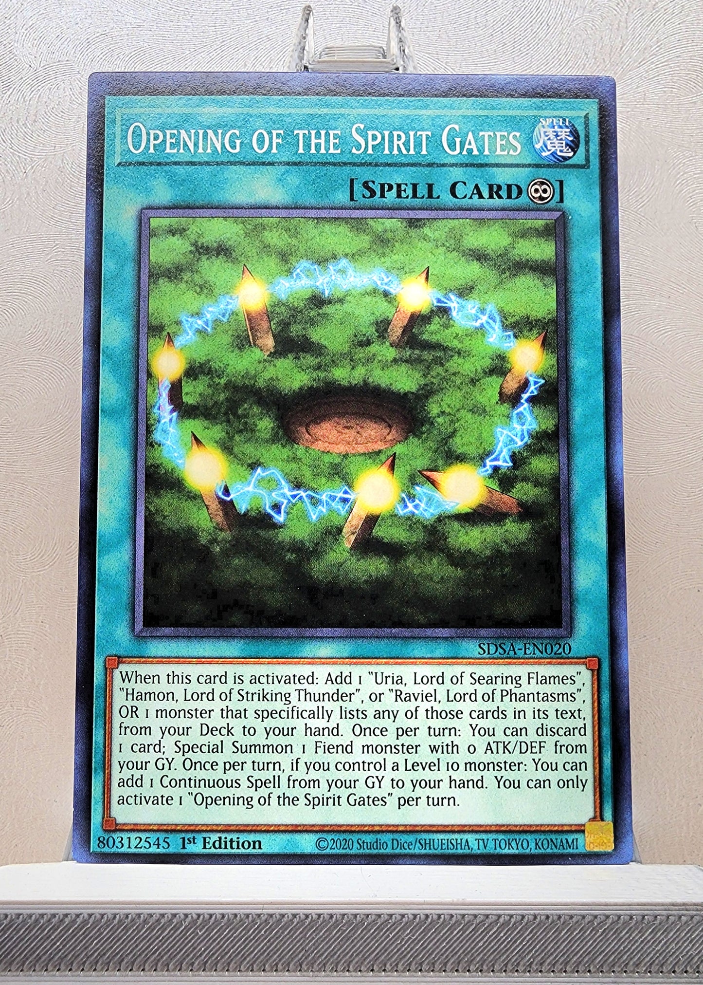 Yugioh! 1x Opening of the Spirit Gates (SDSA - Common) 1st Edition