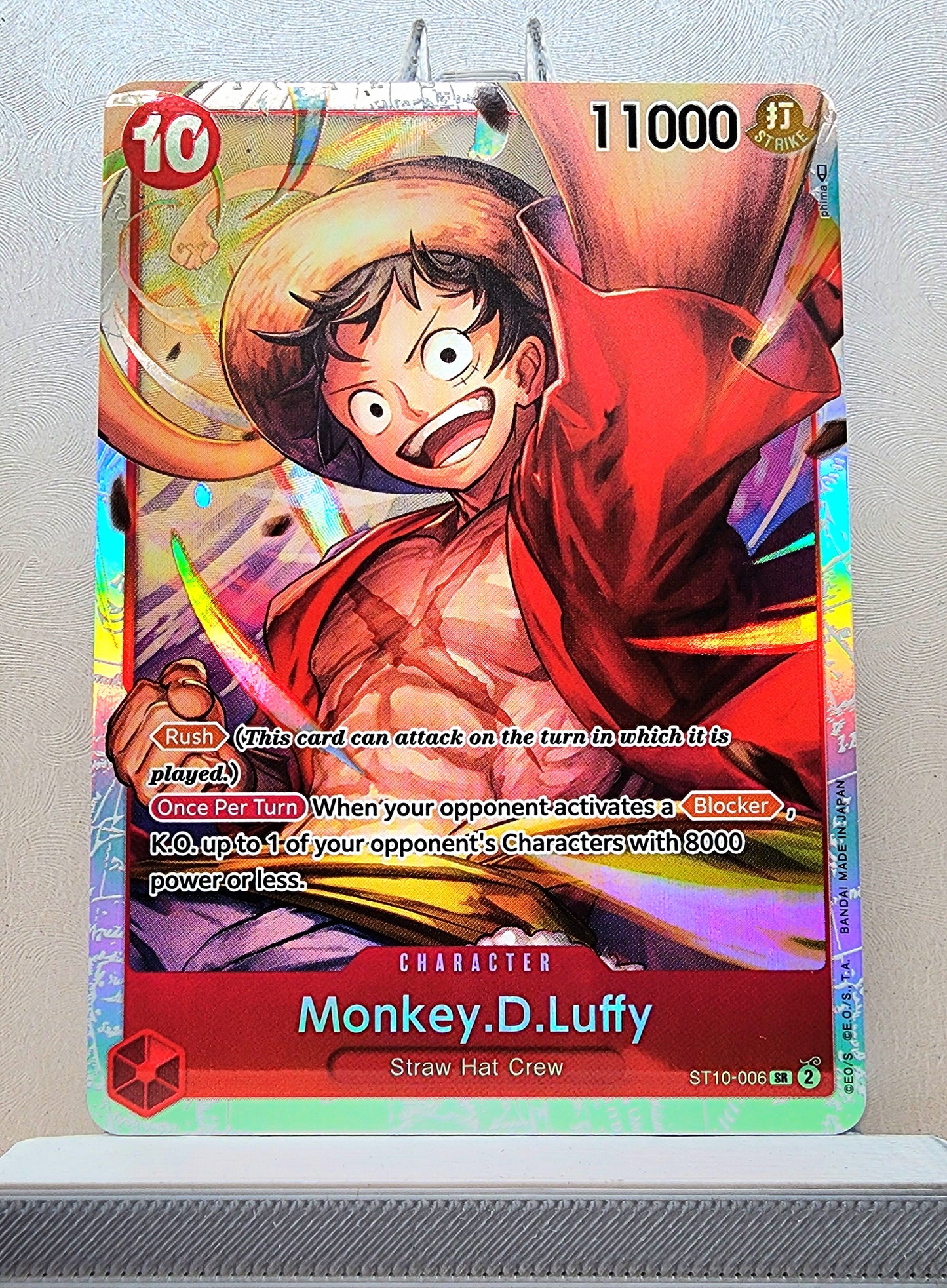 One Piece English! 1x Monkey D Luffy (ST10-006 - Super Rare)