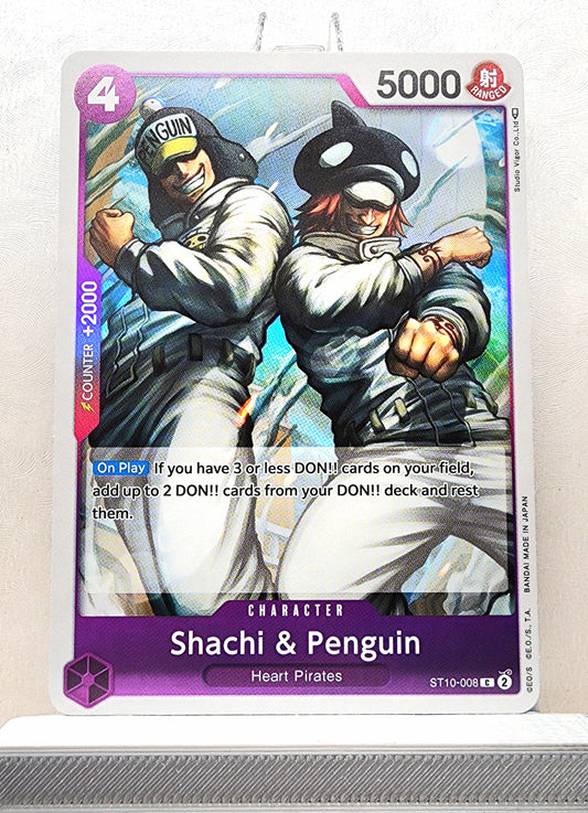 One Piece English! 1x Shachi & Penguin (ST10-008 - Common: Foil)