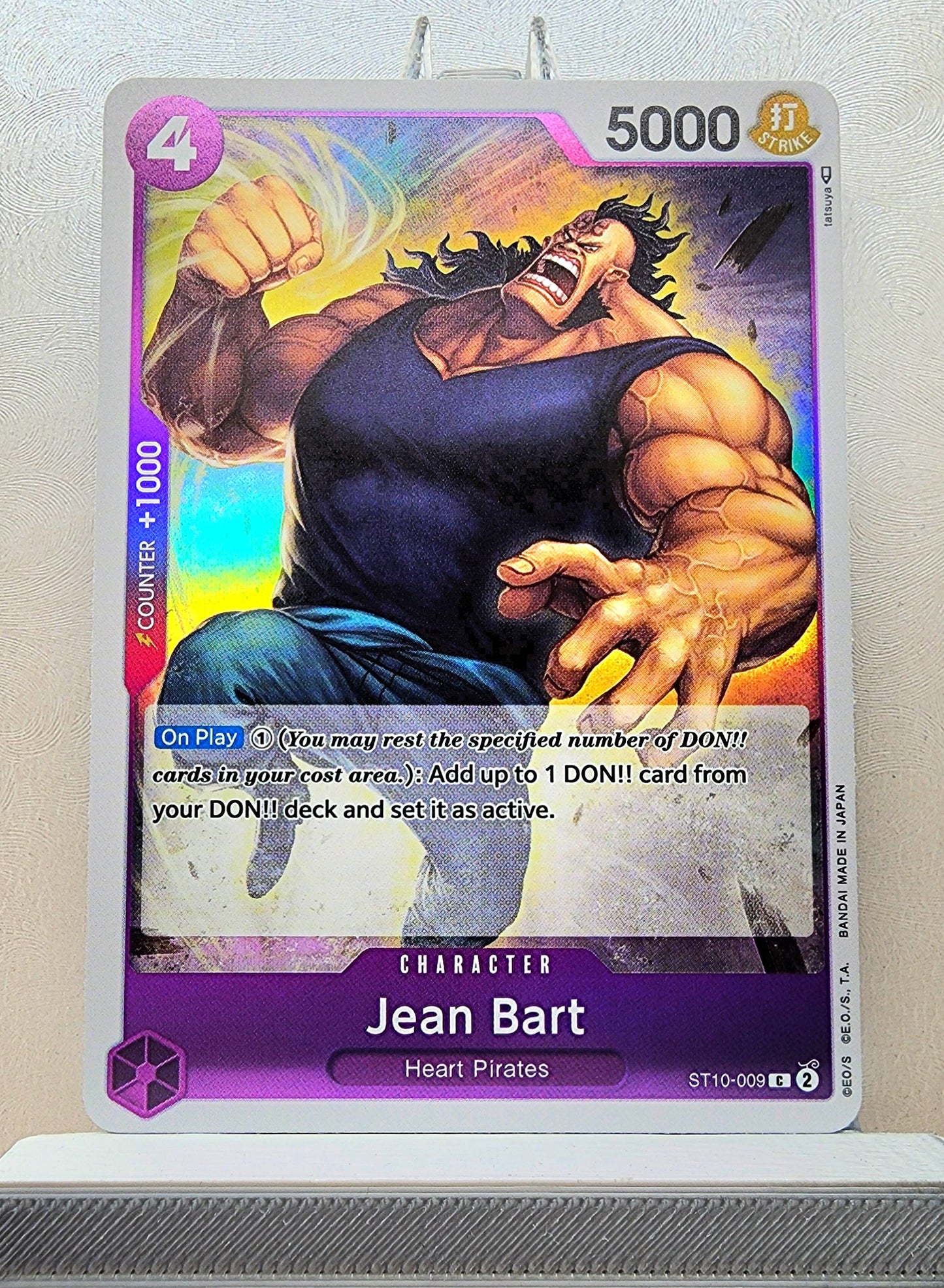 One Piece English! 1x Jean Bart (ST10-009 - Common: Foil)