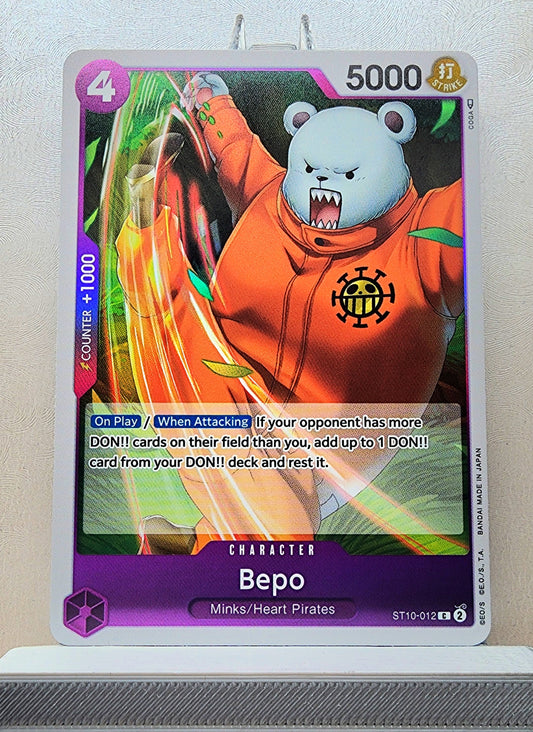 One Piece English! 1x Bepo (ST10-012 - Common: Foil)