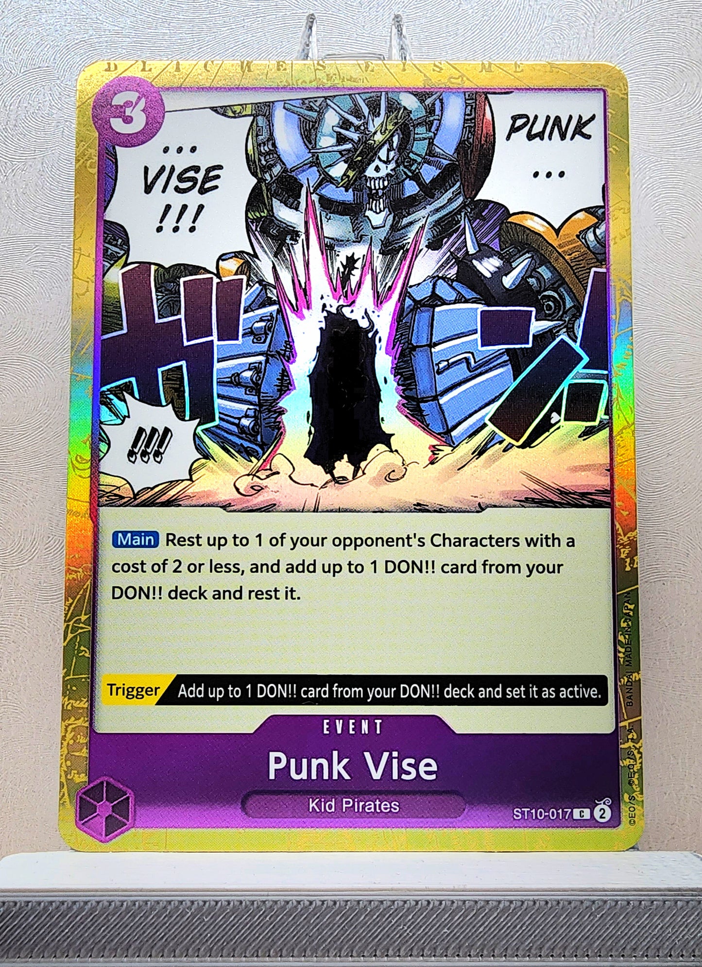 One Piece English! 1x Punk Vise (ST10-017 - Common: Foil)