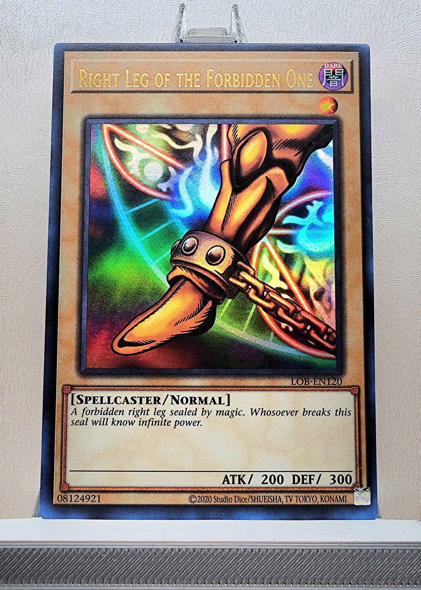 Yugioh! 1x Right Leg of the Forbidden One 25th Anniversary (LOB - Ultra Rare) Unli Edition