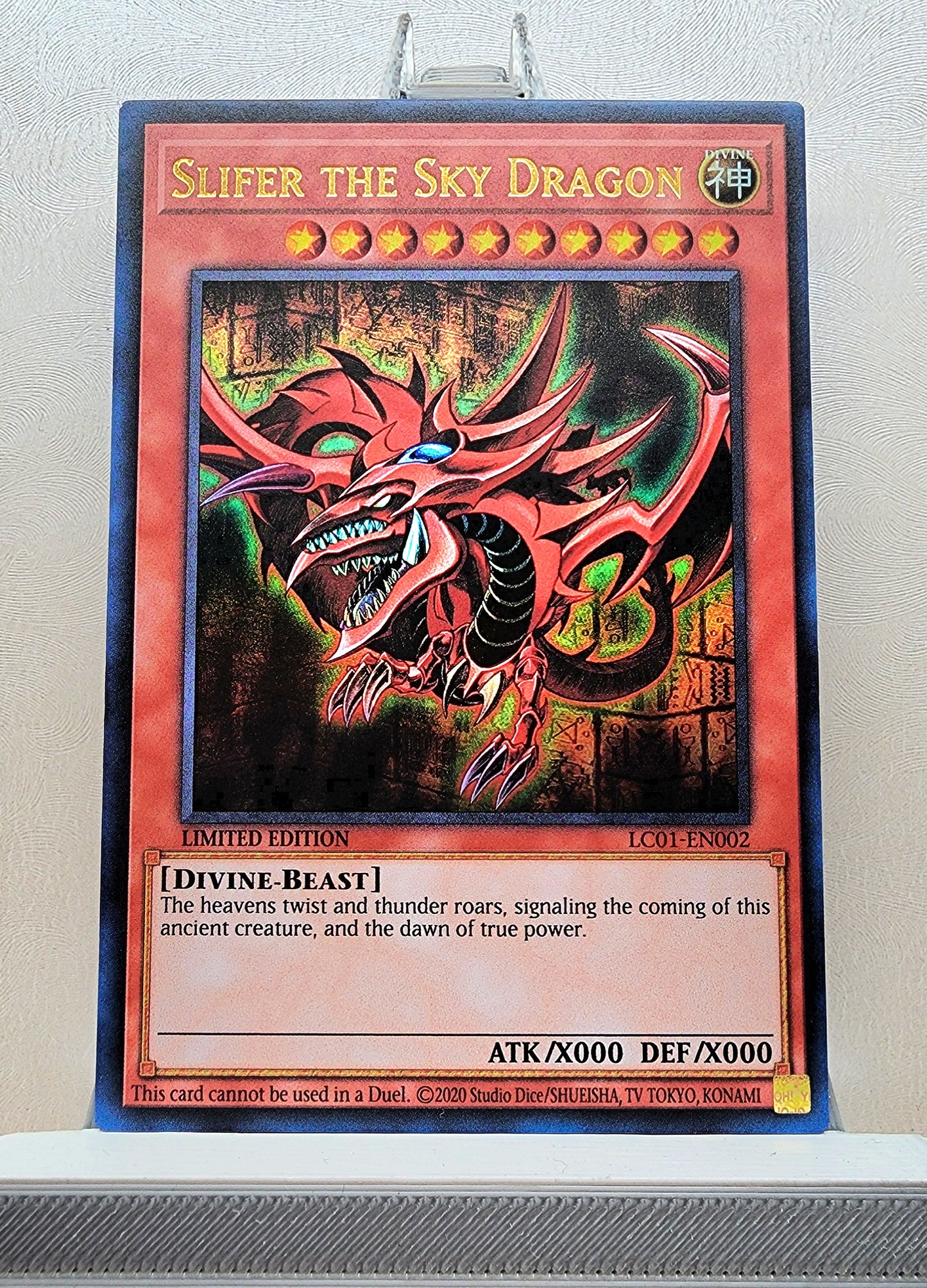 Yugioh! 1x Each Obelisk, Slifer, Ra 25th Anniversary (LC01 - Ultra Rare) Limited Edition