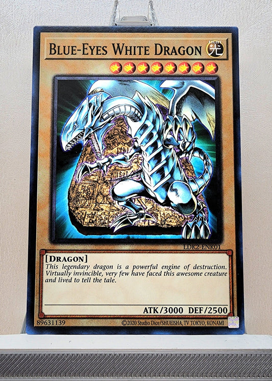 Yugioh! 1x Blue-Eyes White Dragon - Tablet Background (LDK2 - Common) Unli Edition