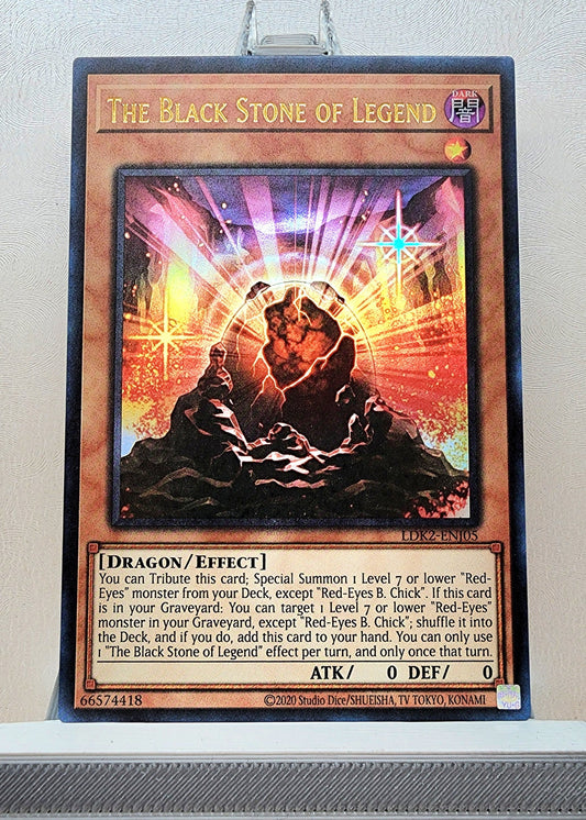 Yugioh! 1x The Black Stone of Legend (LDK2 - Ultra Rare) Unli Edition