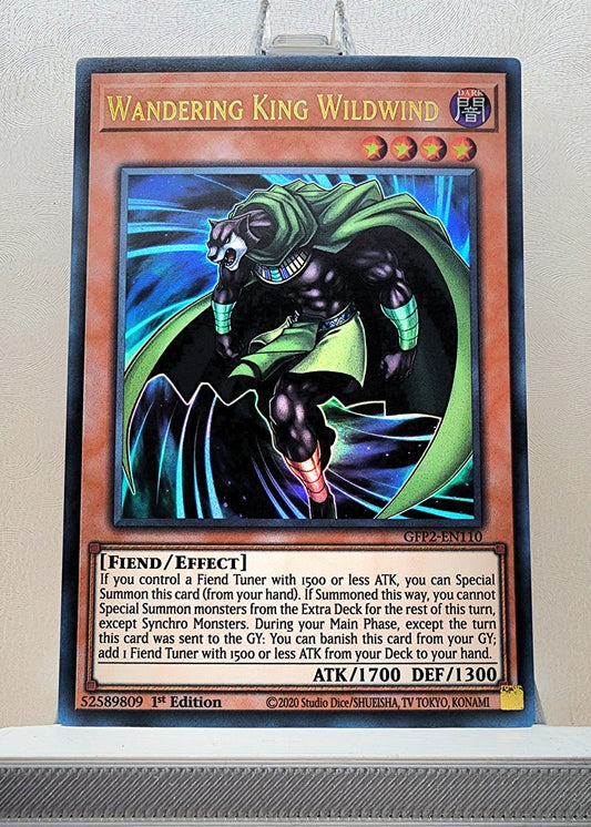 Yugioh! 1x Wandering King Wildwind (GFP2 - Ultra Rare) 1st Edition