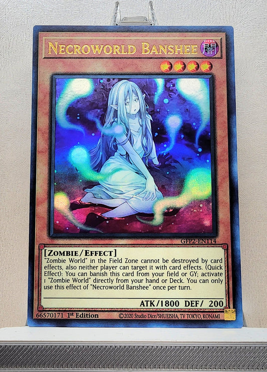 Yugioh! 1x Necroworld Banshee (GFP2 - Ultra Rare) 1st Edition