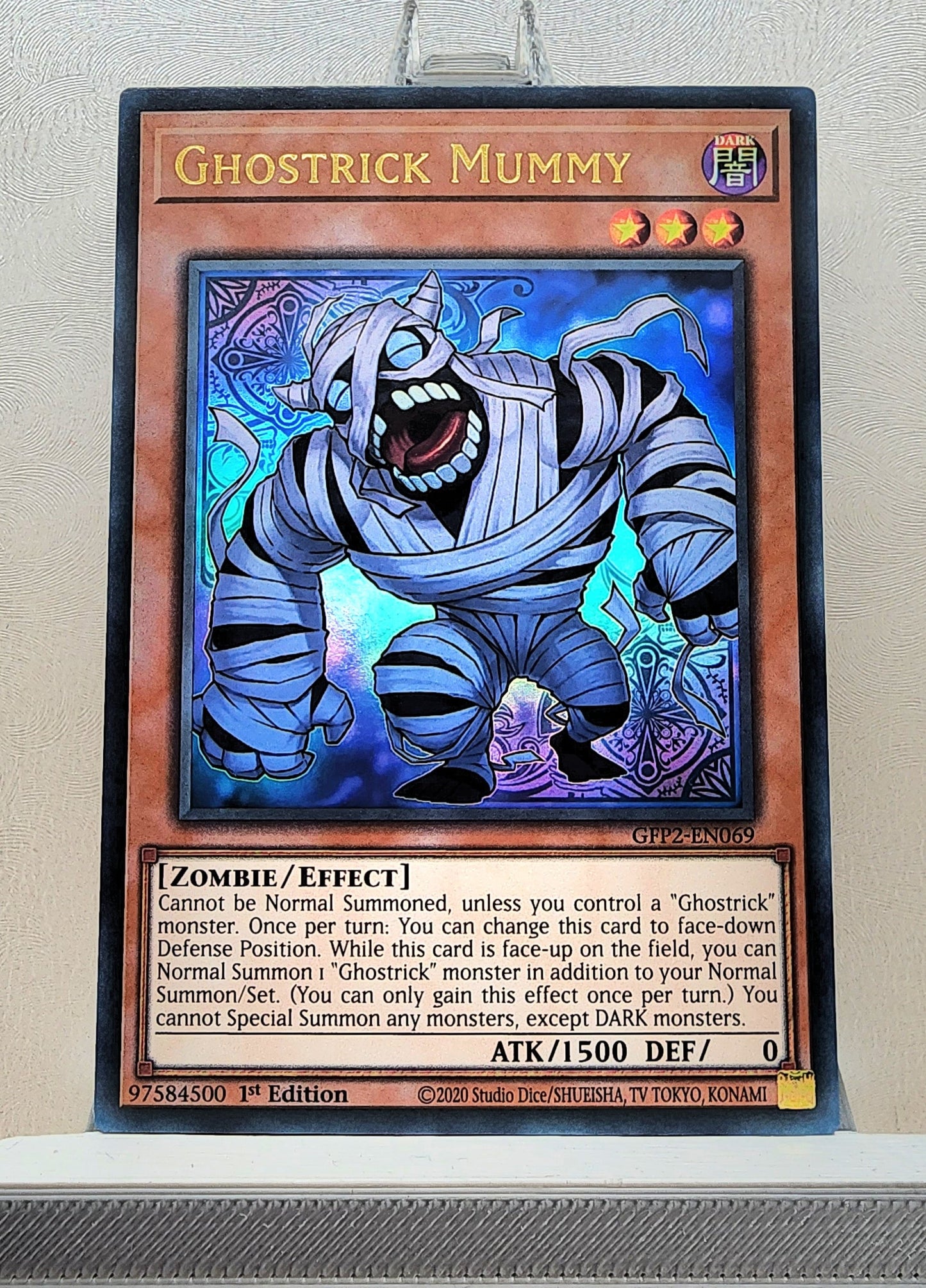 Yugioh! 1x Ghostrick Mummy (GFP2 - Ultra Rare) 1st Edition