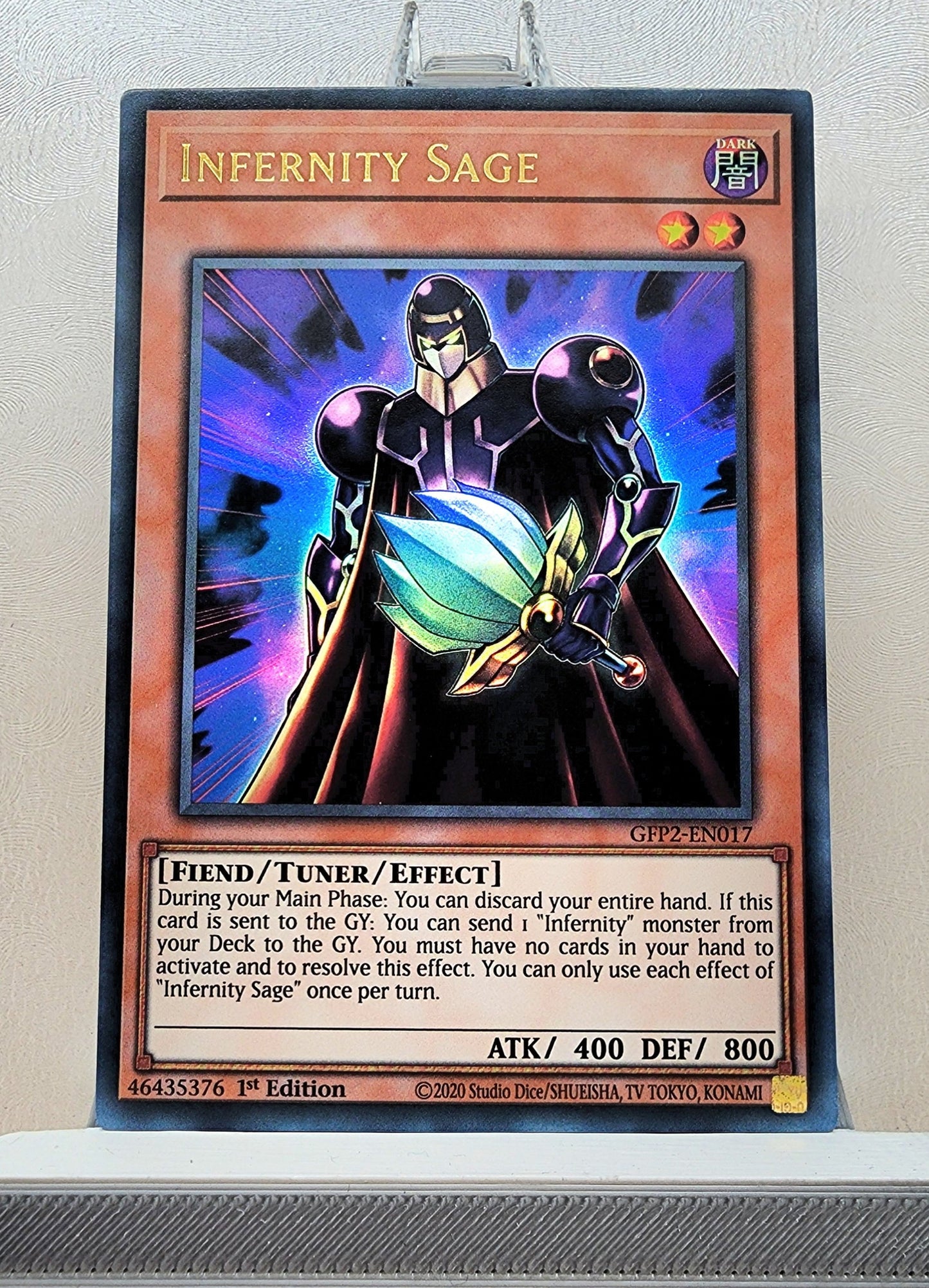 Yugioh! 1x Infernity Sage (GFP2 - Ultra Rare) 1st Edition